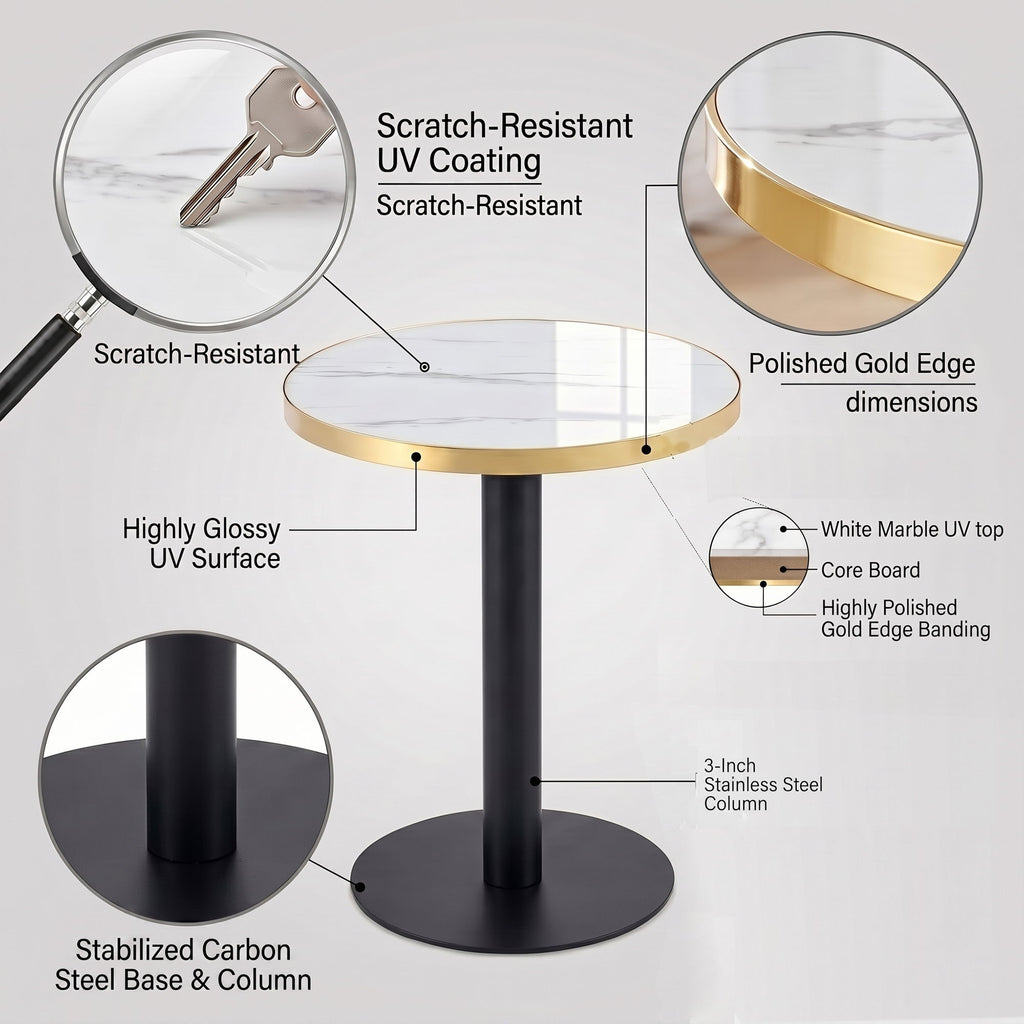 Elegant Round Bistro Table