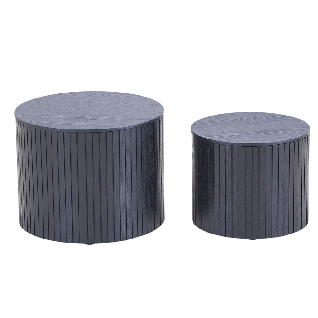 Handcrafted Nested Table Set, 2 Pieces
