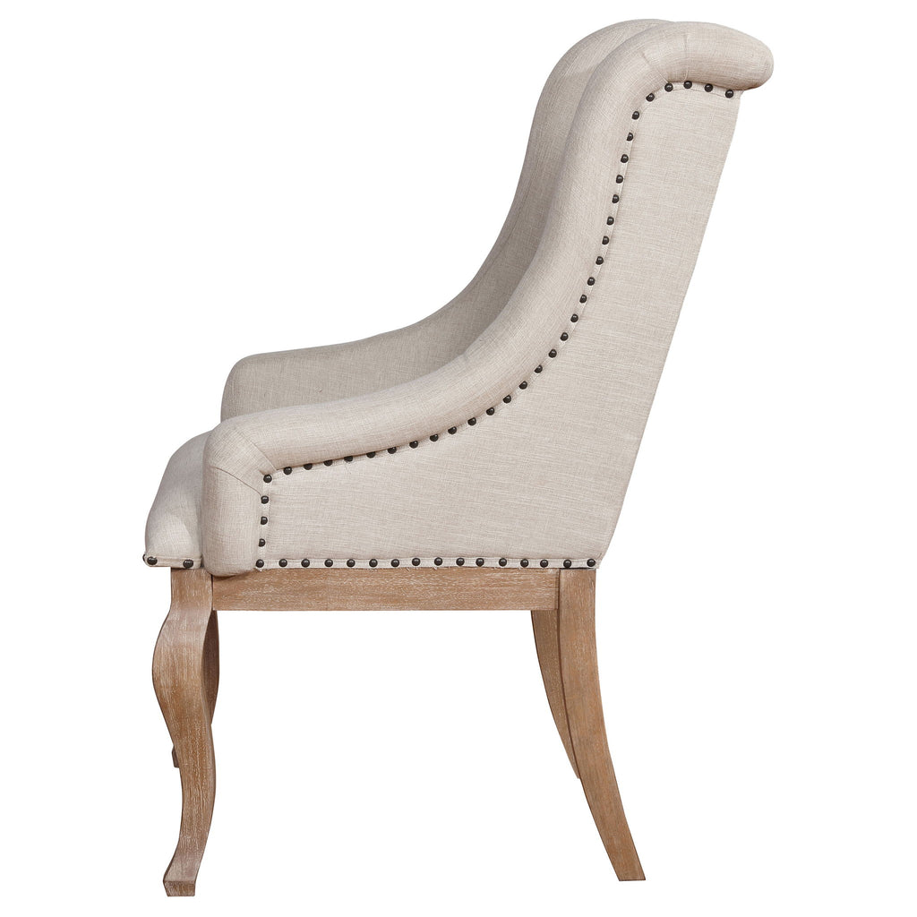 Fremont - Upholstered Dining With Button Tufted (Set of 2) - Brown