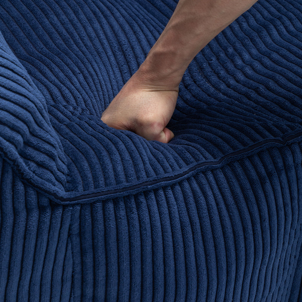 Giant Bean Bag Chair Sofa For Living Room - Dark Blue
