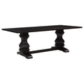 Villeneuve - Rectangular Double Pedestal Dining Table - Rustic
