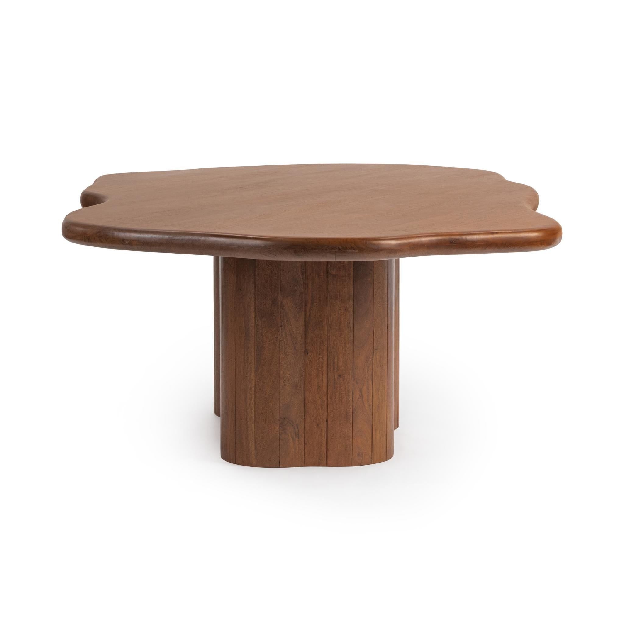 Alvaro - 94" Freeform Dining Table - Chestnut