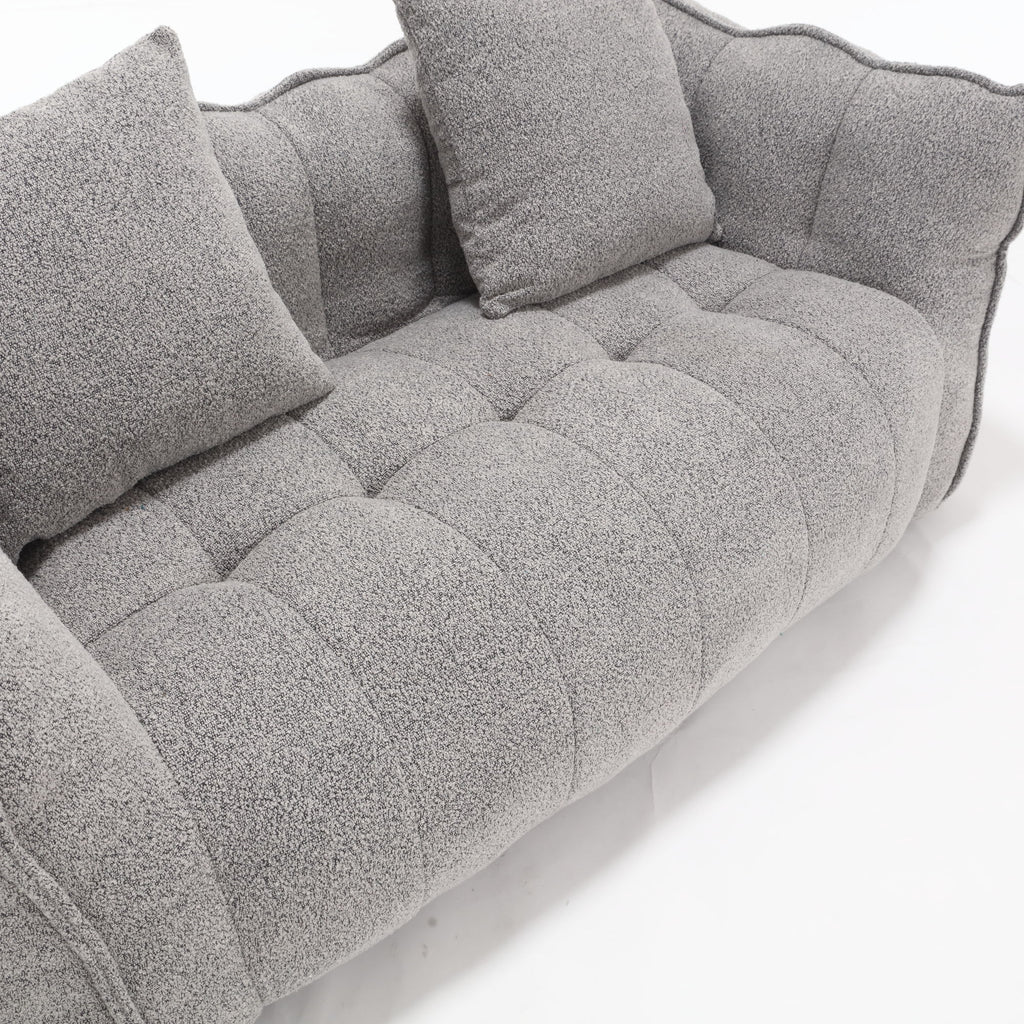Cozy Beanbag Chair With High Resilience Foam Core For 2