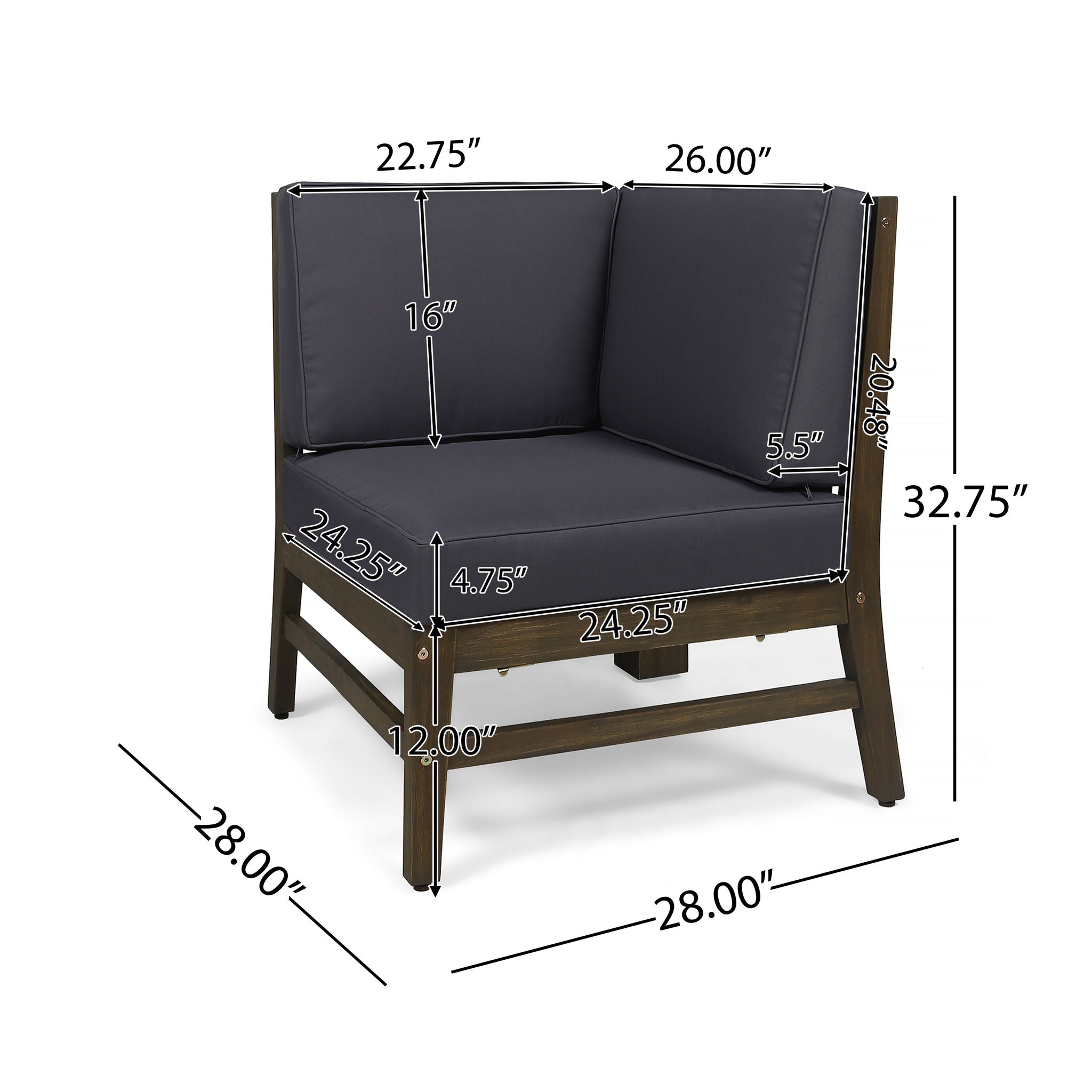 Perla - Corner Chair