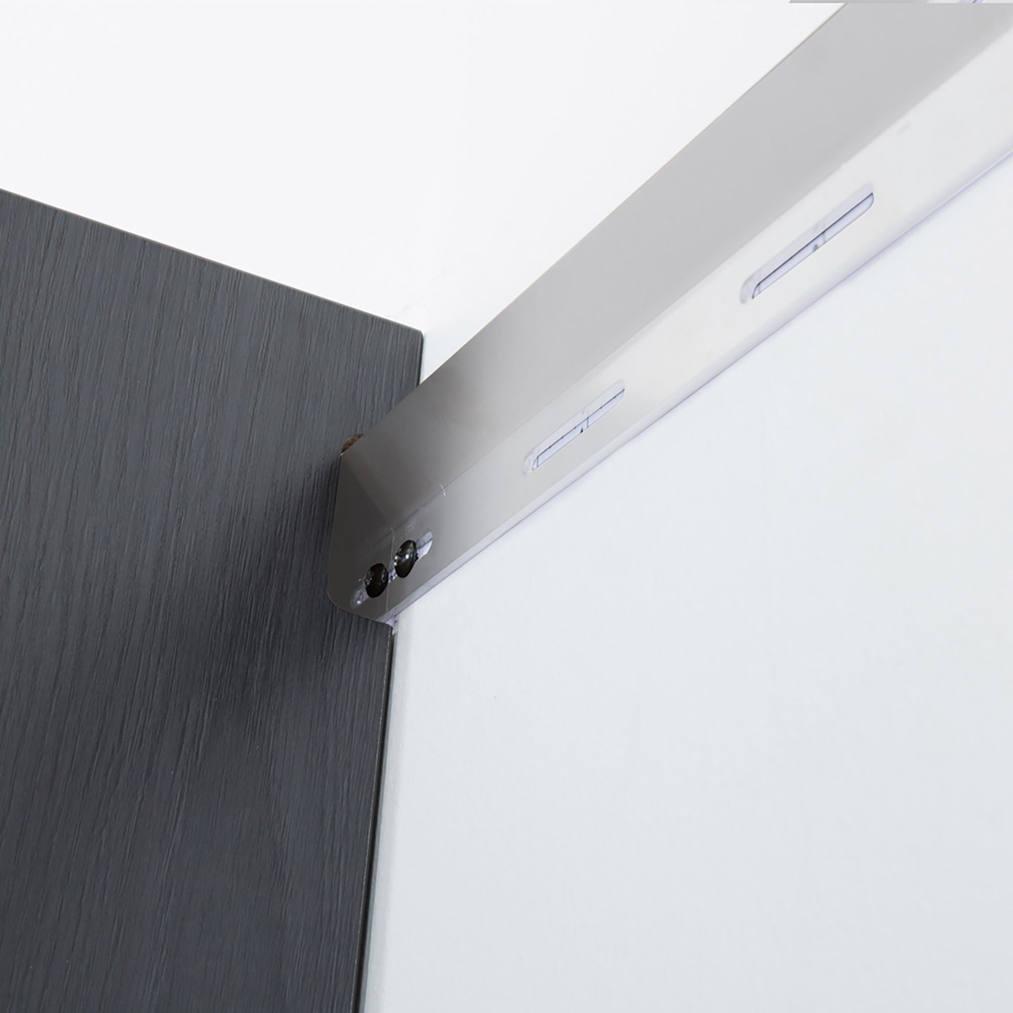 Astro Series - Wall Mounted Base Door Storage Cabinet - Metallic Gray