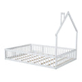 House Platform Bed With Guardrail
