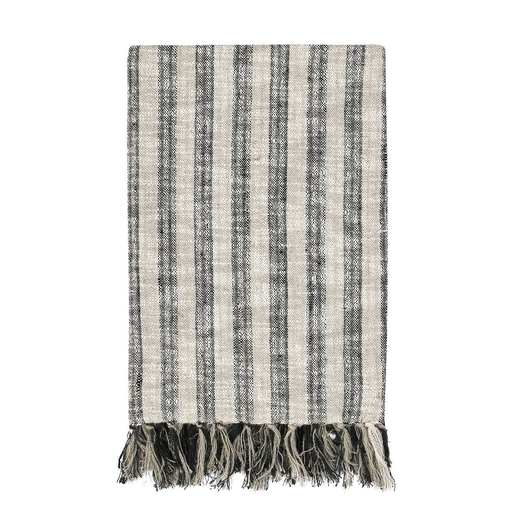 Linna - Throw - Natural / Black