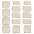 Cushion Covers For 7 Piece Wicker Sectional Sofa, 14 Pack Seat And Back Slipcovers With Zipper