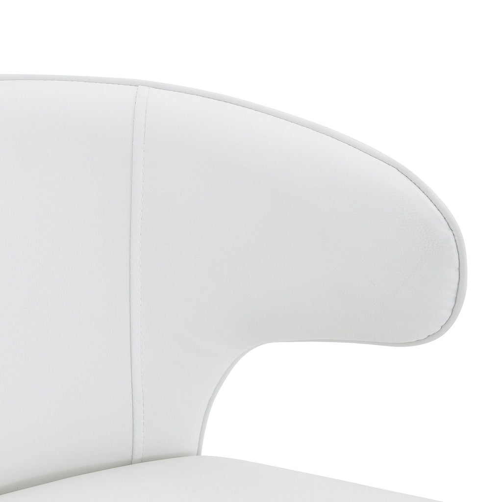 Adjustable Swivel Bar Chair With Ergonomic High Back Design