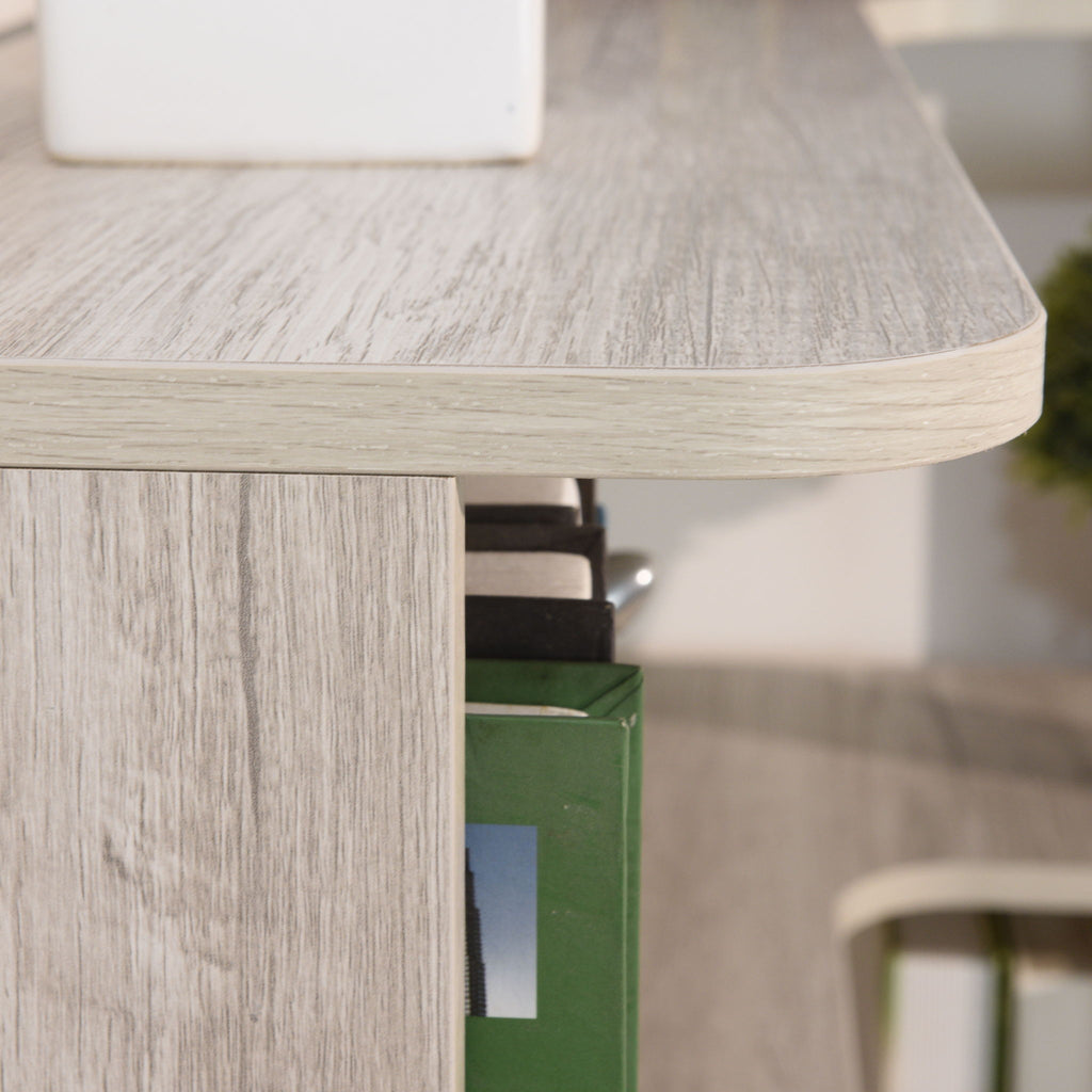 L-Shaped Corner Bookshelf