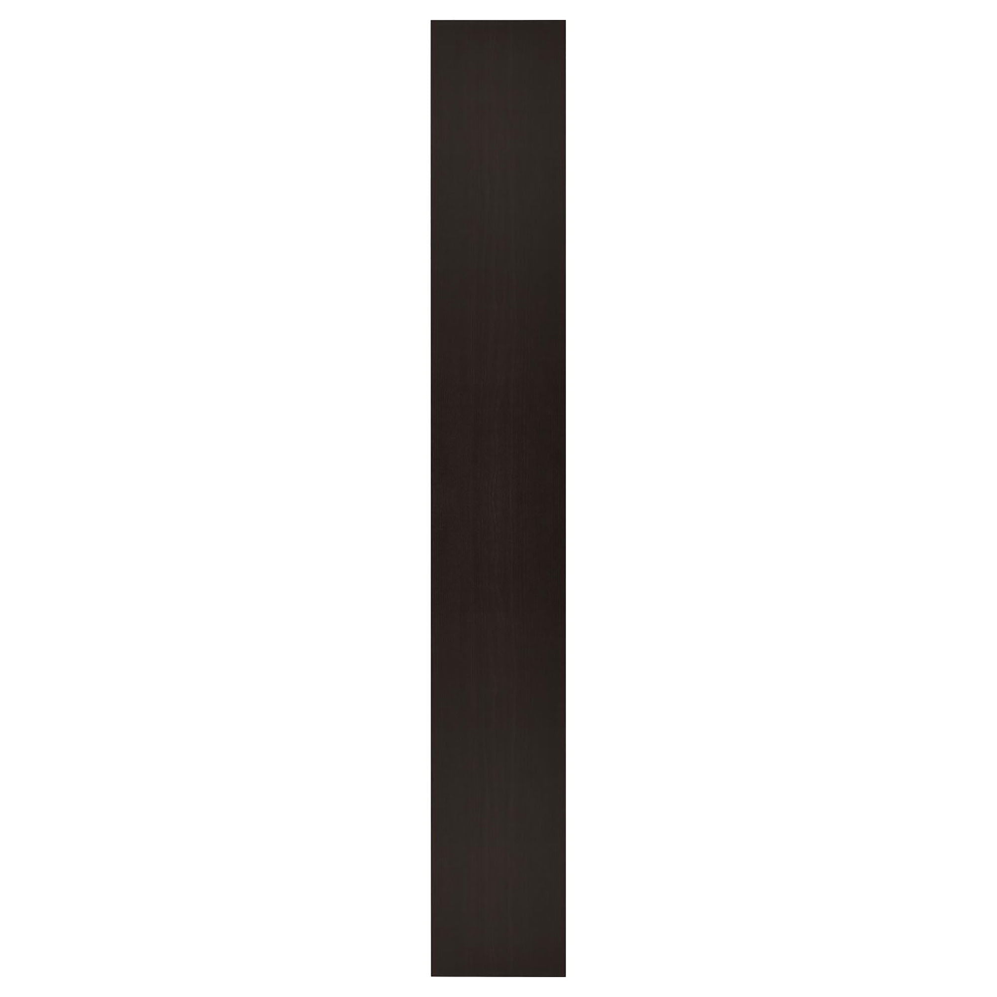Rectangular Bookcase Tall Slim Storage With 9 Shelves - Brown