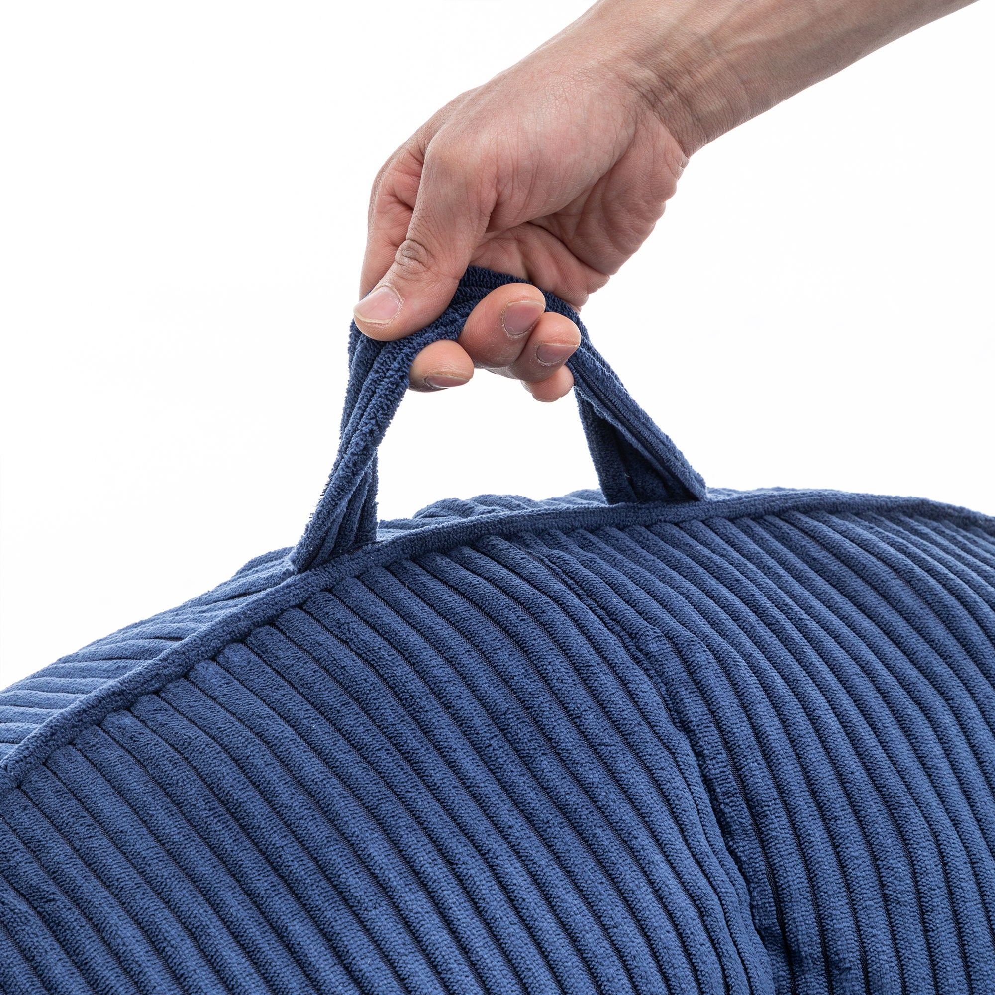 Giant Bean Bag Chair Sofa For Living Room - Dark Blue