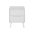 Modern Accent Table With Storage Drawers