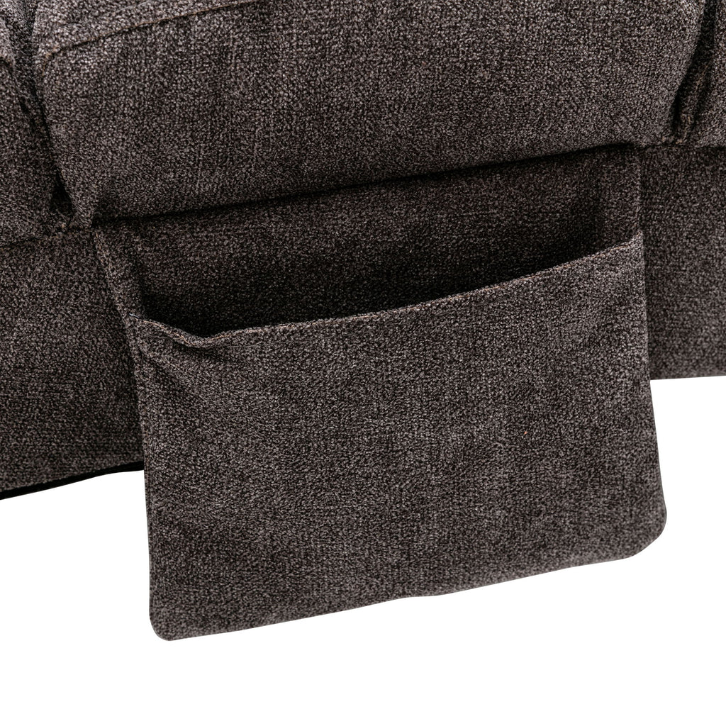 Massage Chaise Lounge Indoor With Remote Control, Ergonomic Electric Massage Lounger