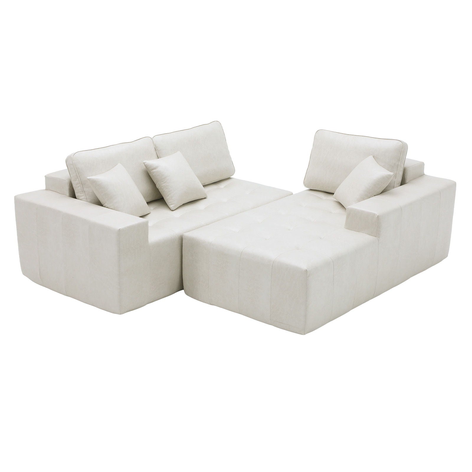 L - Shaped Corner Chaise Sofa Bed