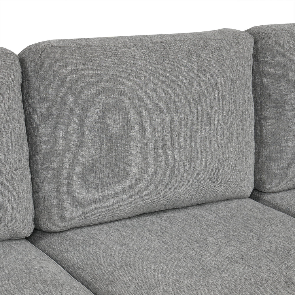 Sectional Sofa Convertible Pull-Out Bed With Storage Ottoman & USB Ports