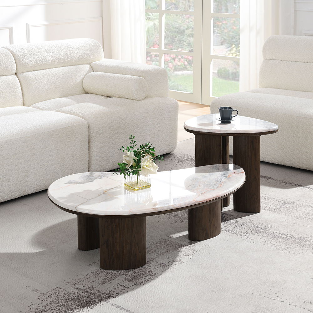 Hanale - Table With Marble Top