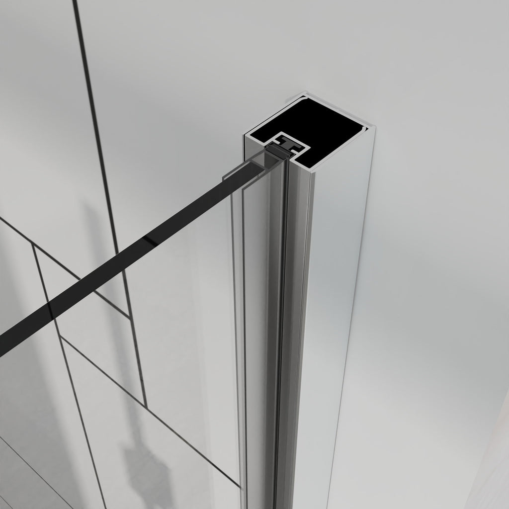 Frameless Bi Fold Shower Doors 30" W X 72" H - Chrome