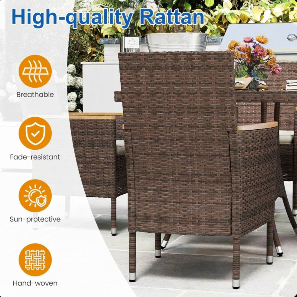 5 Piece Patio Dining Set With Table