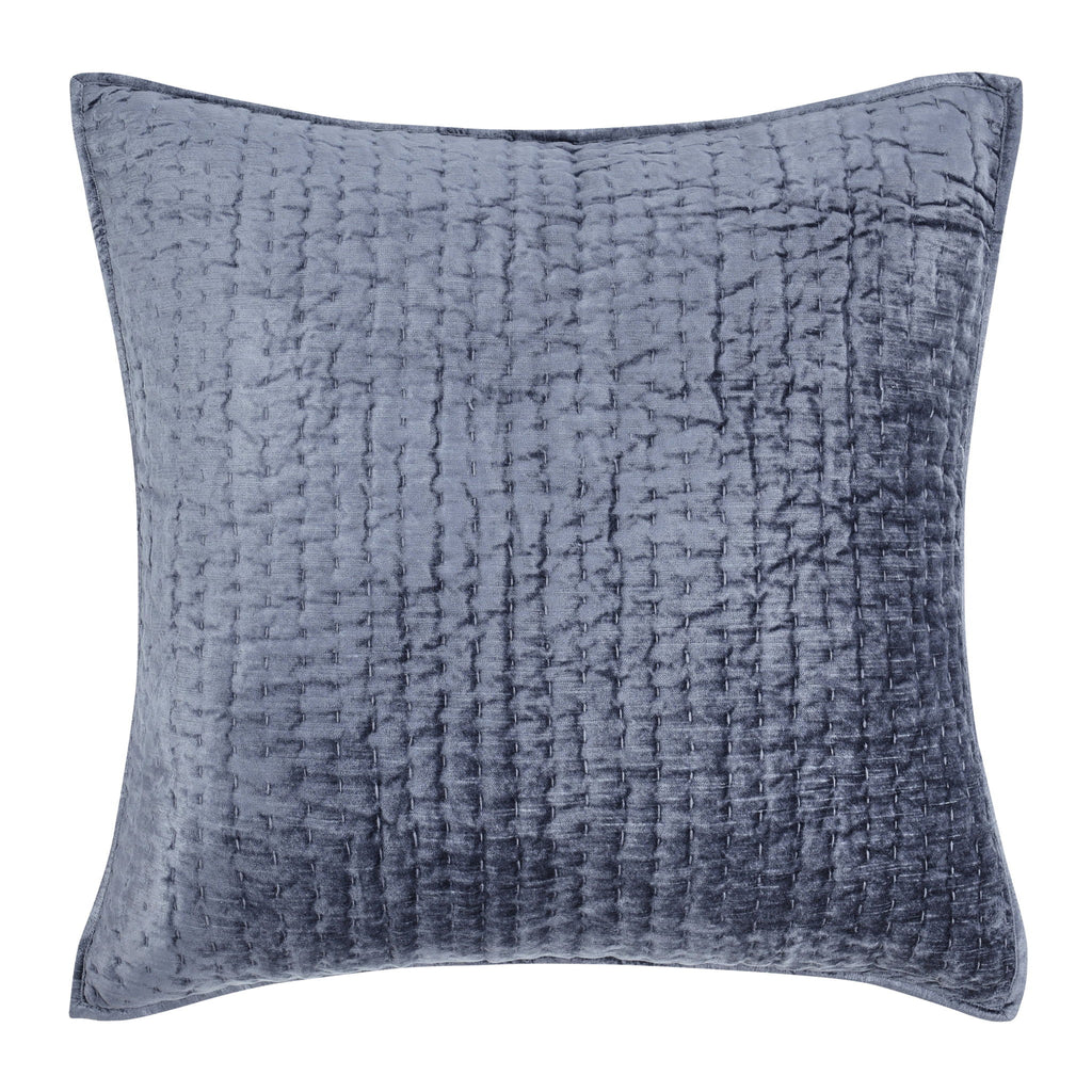 Bari - Velvet Quilt - Sea Fog