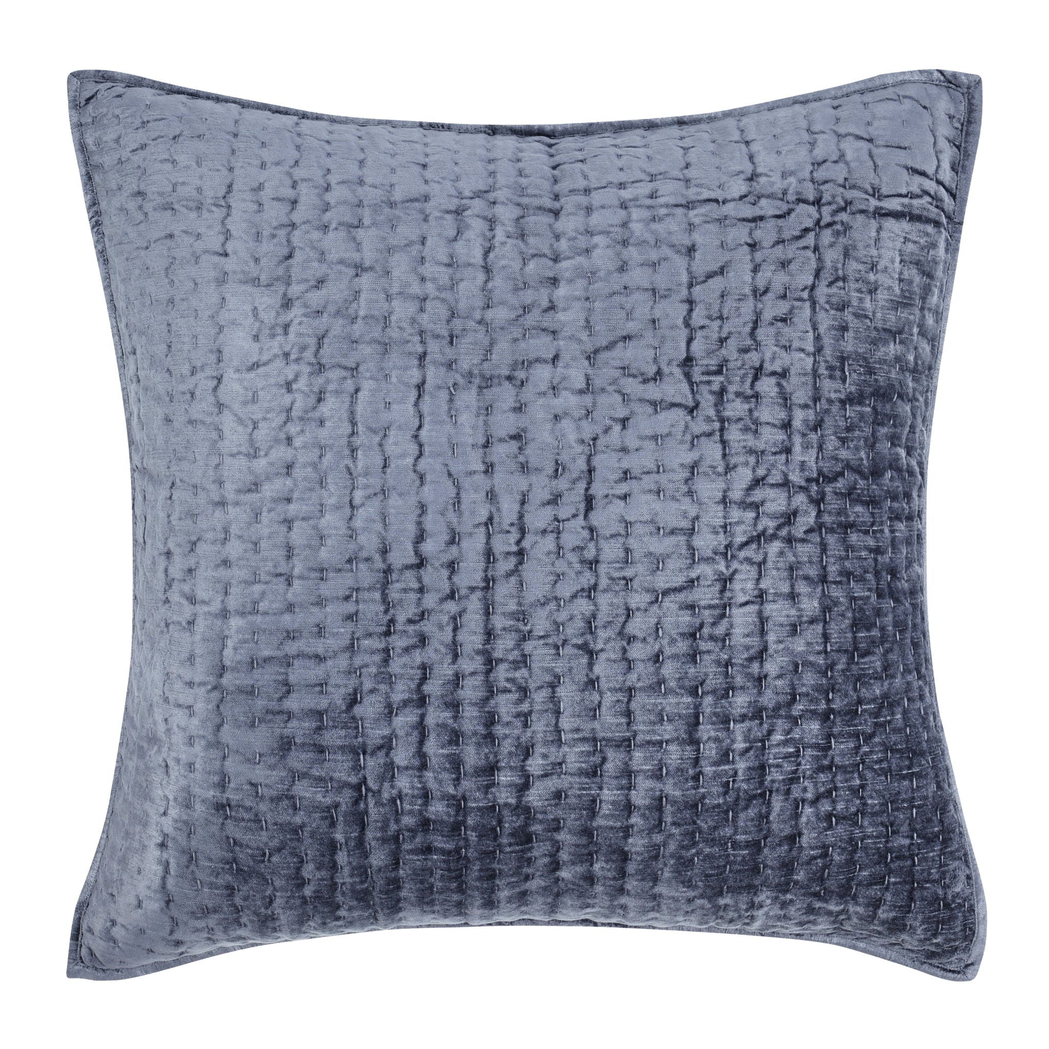 Bari - Velvet Quilt - Sea Fog