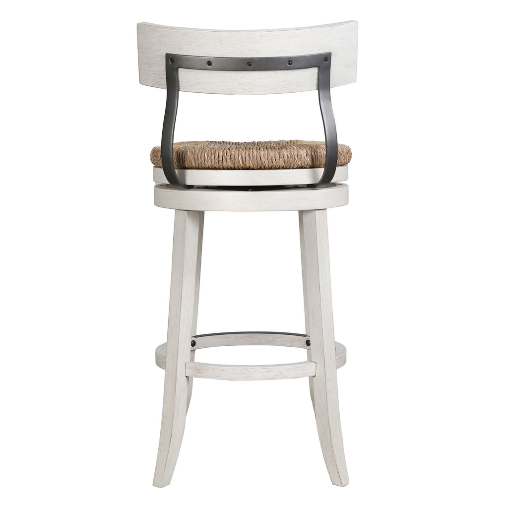 Stool With Natural Seagrass Seat