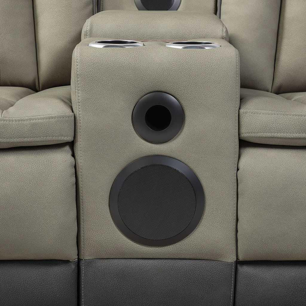 Bruno - Power Reclining Living Room Set With LED Lighting
