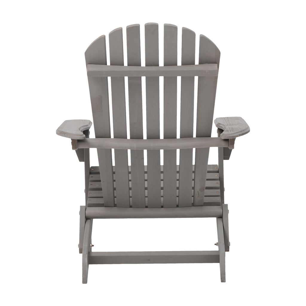 Oversize Outdoor Folding Adirondack Chair, Patio Chair For Garden