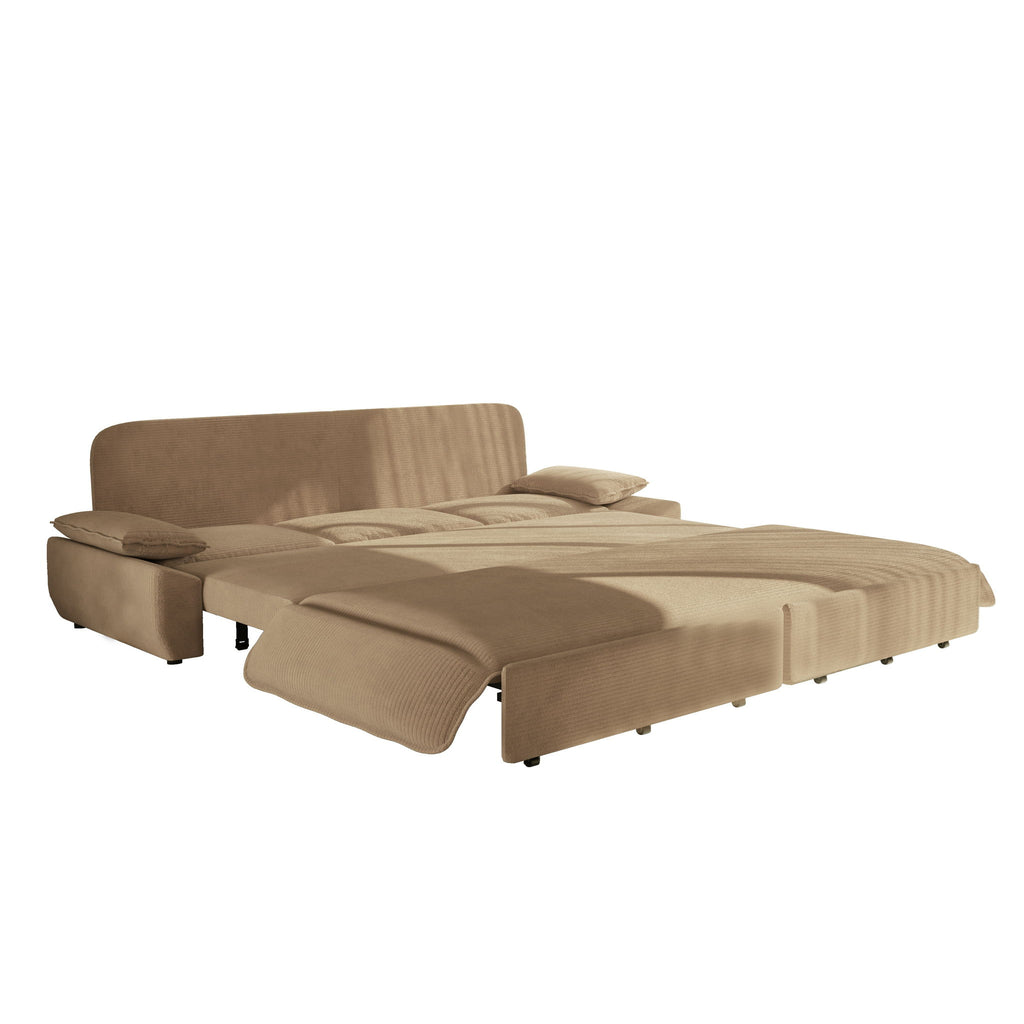 King Size Pull Out Sofa Bed, 3 In 1 Convertible Multifunctional