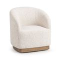 Diah - Swivel Accent Chair - Toasted Linen
