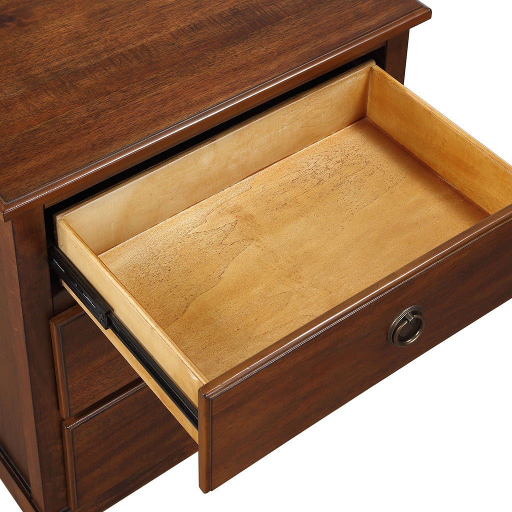 Chamberlin - 3 Drawer Nightstand - Brown