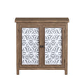 Storage Cabinet, Organizer - Brown Antique White