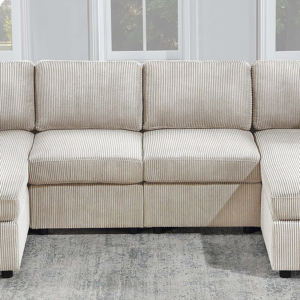 Modern Design Sectional Set With Right And Left Arm Chaise