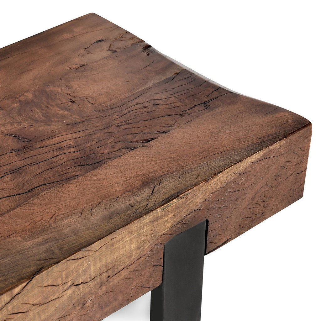 Duarte - Solid Wood Bench - Reclaimed Brown