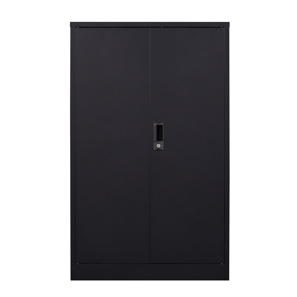 Metal Storage Cabinet With Locking Doors And Adjustable Shelf, Folding Filing Storage Cabinet, Folding Storage Locker Cabinet For Home Office, School, Garage
