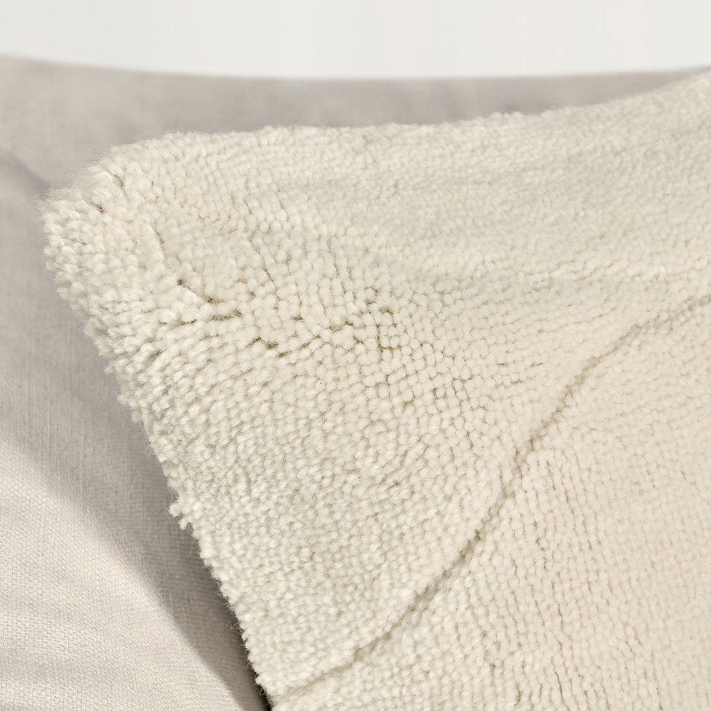 Renewed - 22" x 22" RN Mercer Pillow - Ivory