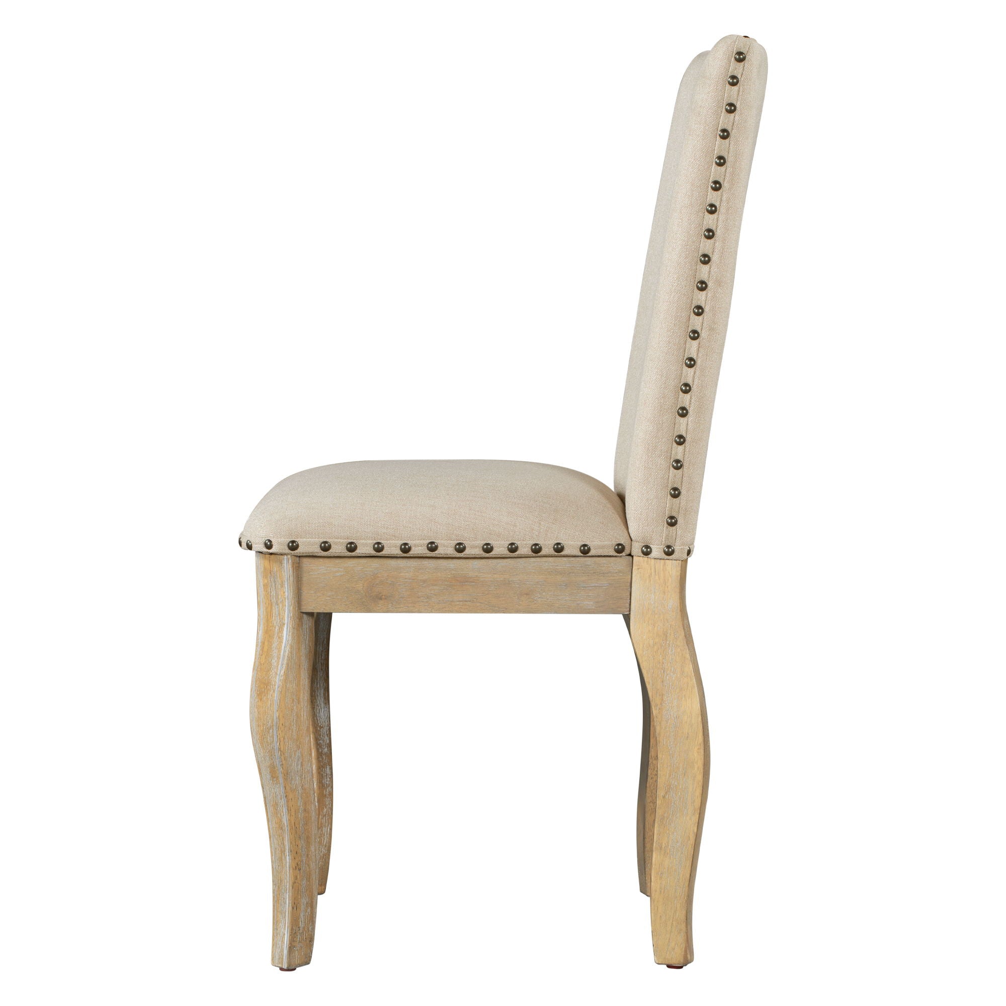 Upholstered Dining Chairs With Nailhead (Set of 2)