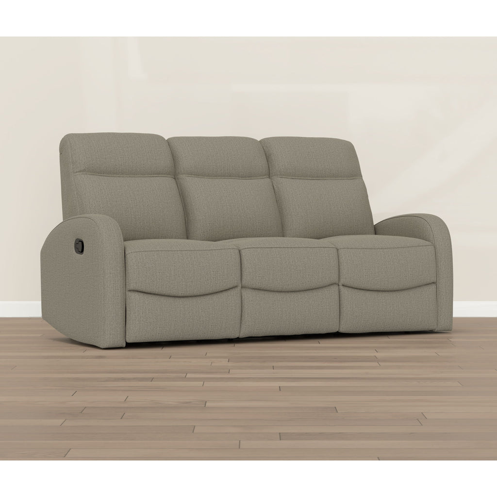 Manual Reclining Sofa With Dual Independent Recliners