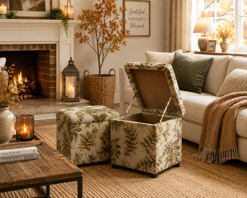 Jacob - Stylish Storage Cube Ottoman