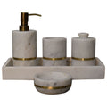 Inlay Bathroom (Set of 5) - White