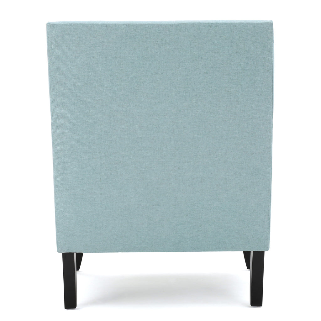 Serenada - Upholstered Fabric Club Chair With Nailhead Trim And Tapered Birch Legs