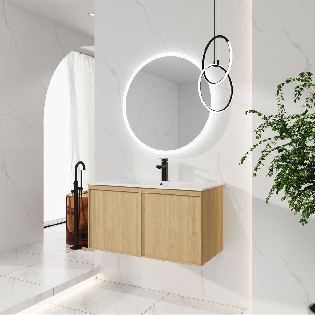 Floating Bathroom Vanity With Sink Combo