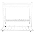 Bunk Bed For Kids, Convertible Frame With Ladders & Guardrail