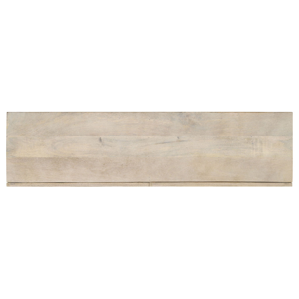 Terrace - 2 Drawer Entryway Console Table - White Washed