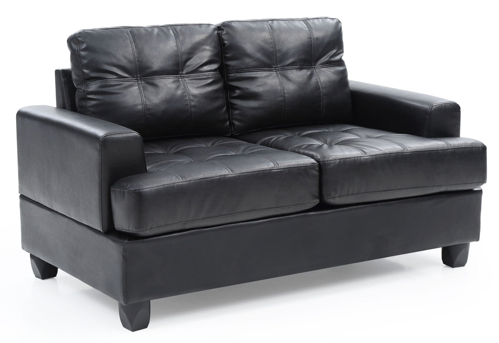 Stylish Transitional Loveseat For Two