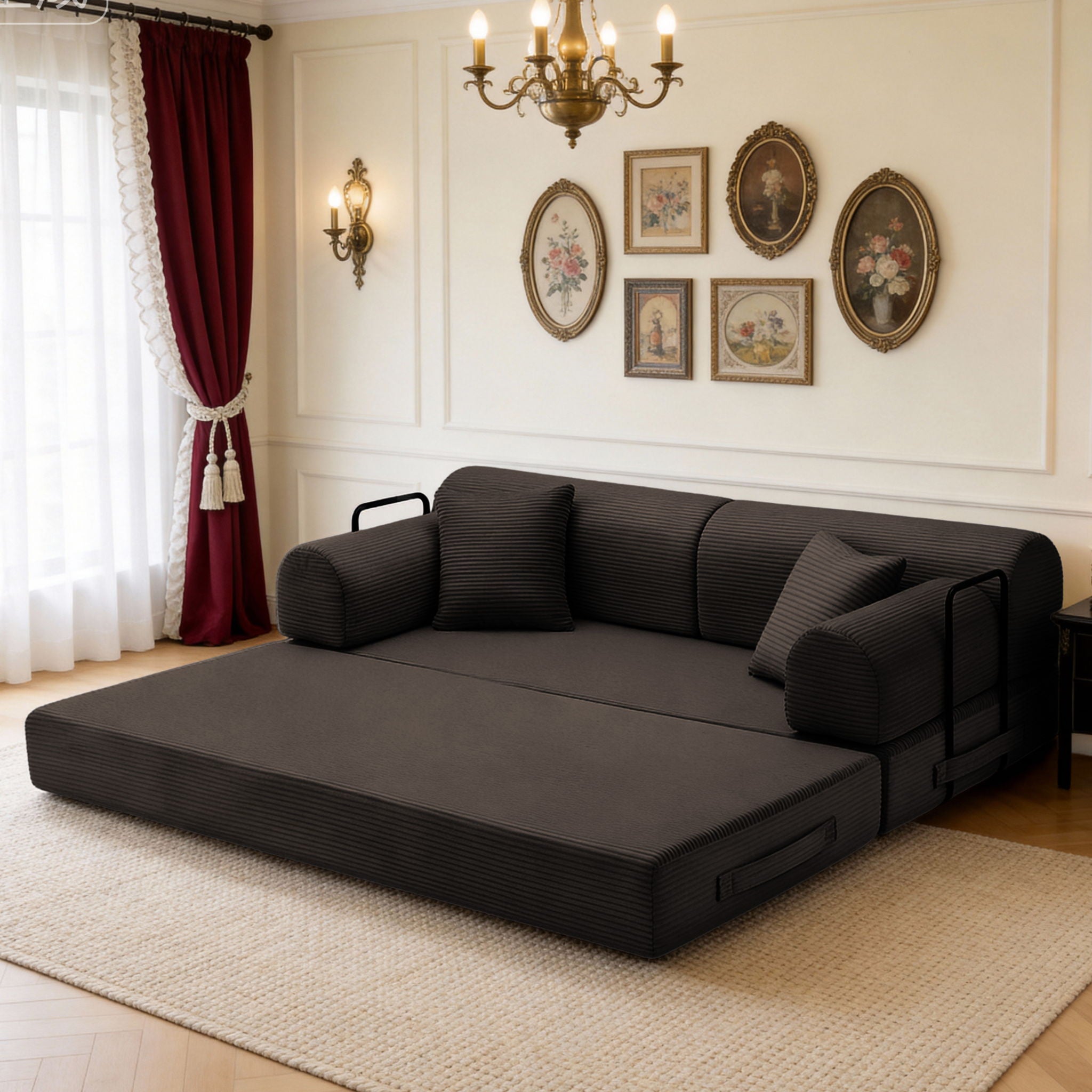 Convertible Sleeper Sofa Bed For Living Room