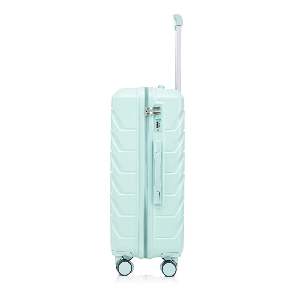 3 Pieces Set 20" / 24" / 28" Spinner Wheel Luggage With Combination Lock