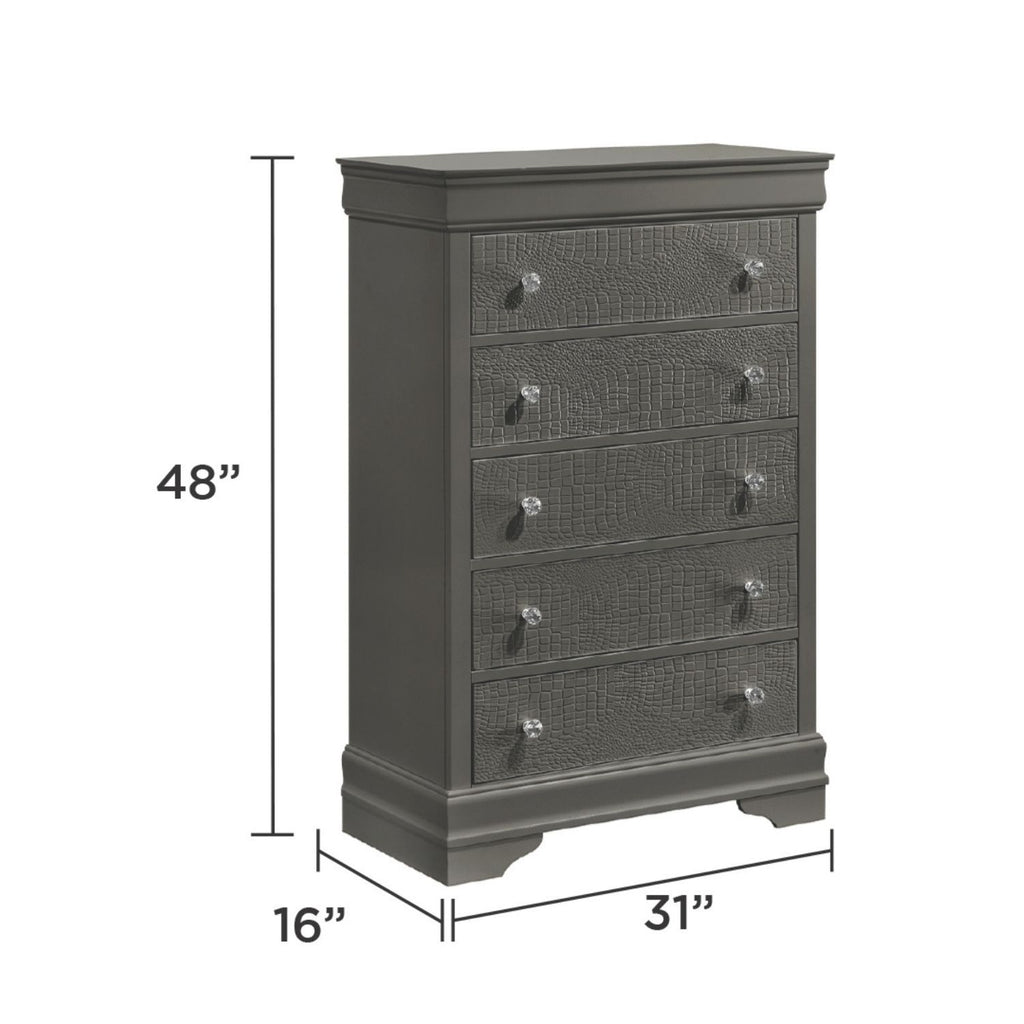 Blaze - Modern 5 Drawer Chest