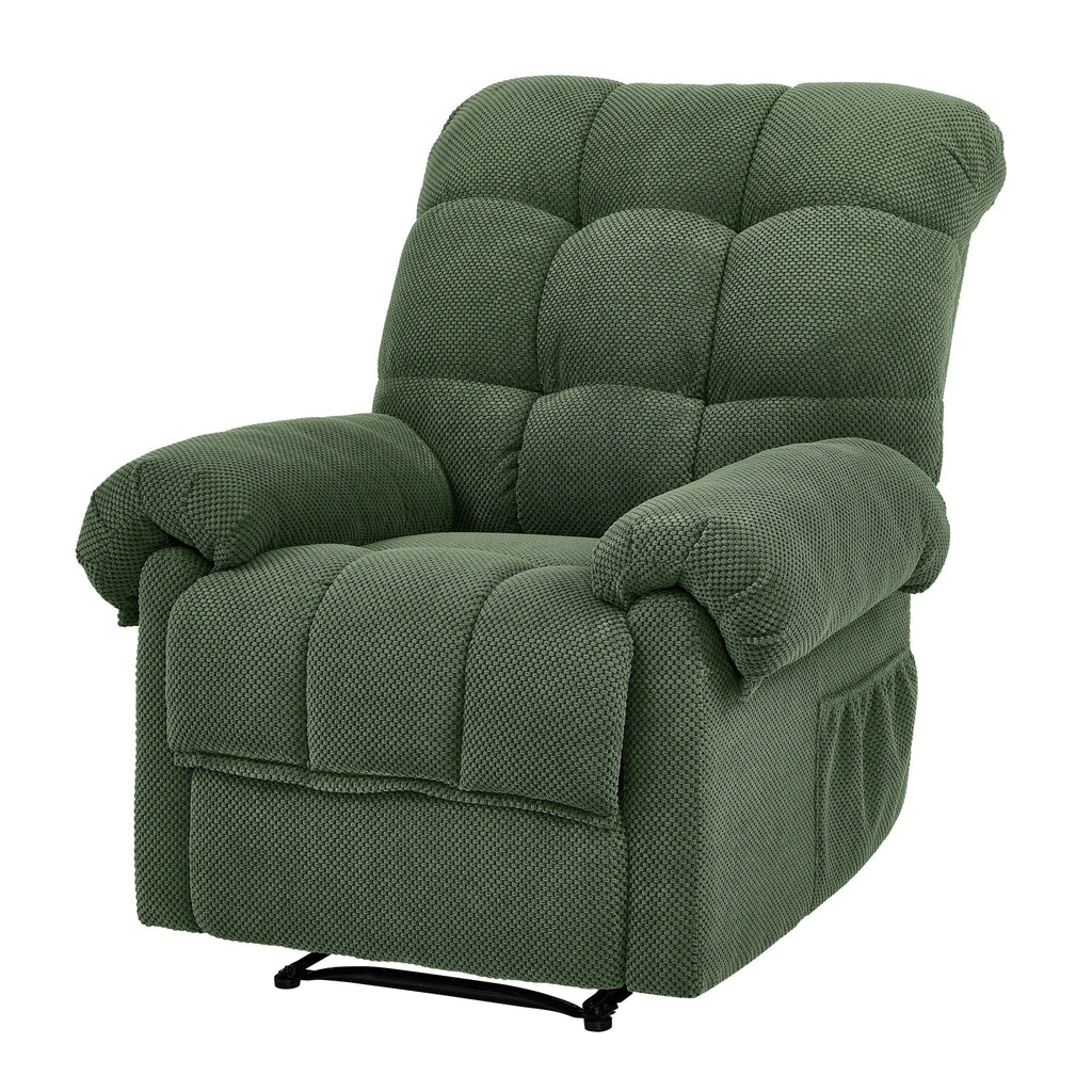 Manual Recliner, Padded Footrest