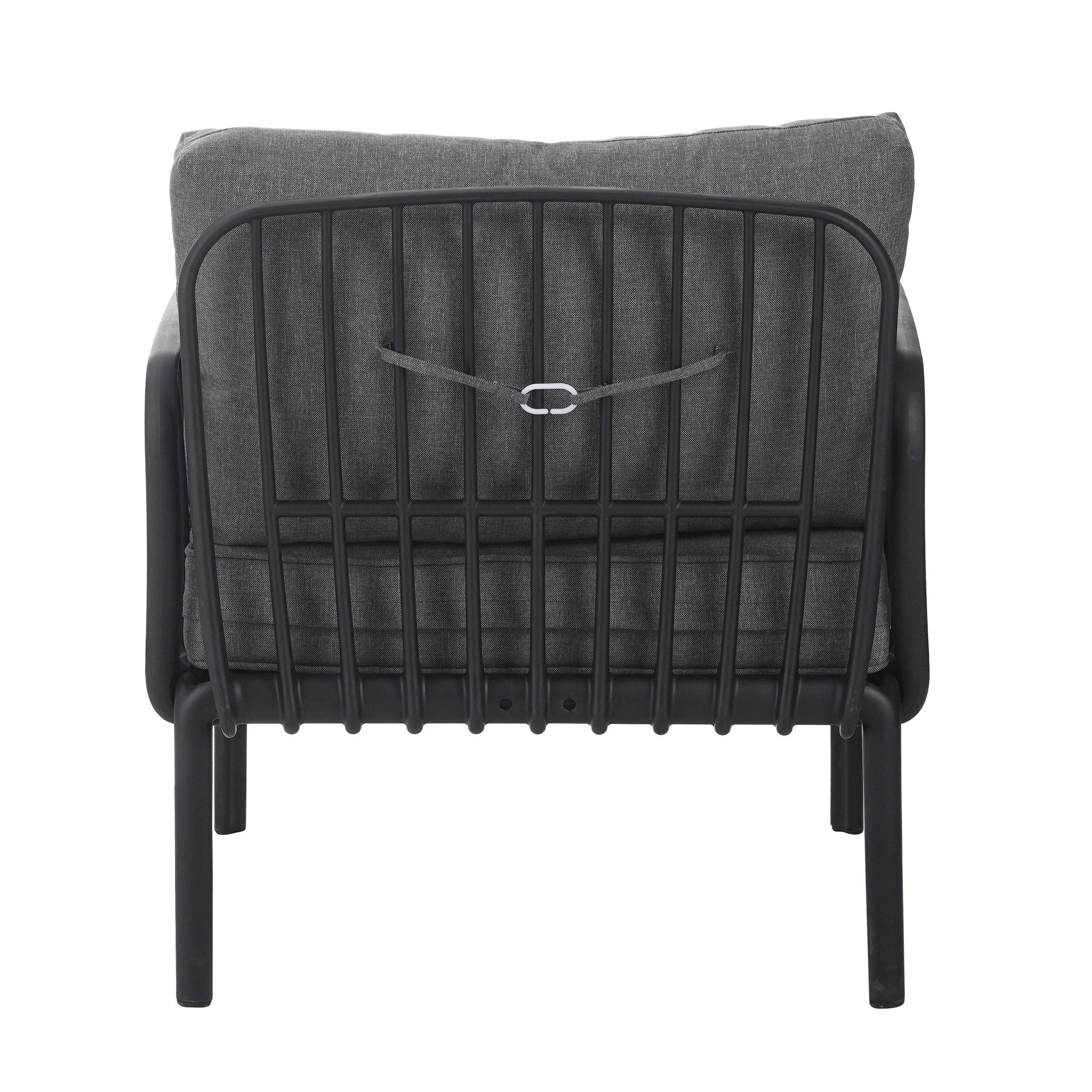 Outdoor Patio Club Chair, Waterproof Thick Cushion Deep Seating